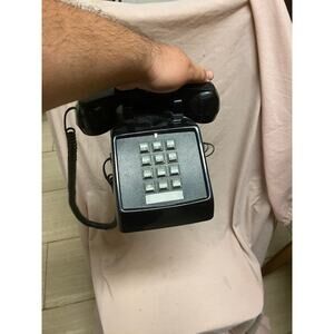 Cortelco 250000-VBA-20M Black Retro Desk Phone